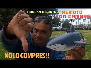 REMOTE CONTROL SHARK WITH CAMERA, 4DRC SHART KIT, DON'T BUY IT, CHECK OUT THE VIDEO