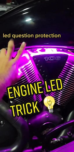 Motorcycle Engine LED Light Installation Guide