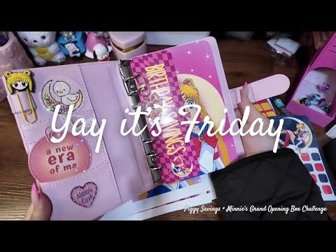 YAY IT’S FRIDAY 🥳 | HAPPY MAIL 💌 | MINNIE’S BOX CHALLENGE 🧁 | PIGGY SAVINGS HAUL 🐽
