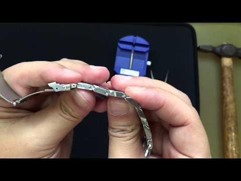 How to remove links from a Apple Watch 3rd Party metal link bracelet