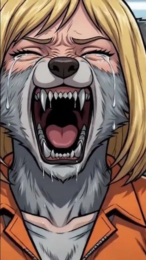 Prison food turned her into a WOLF 😱 #shorts