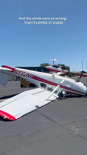 Kay Hall on Instagram: "Every landing is a learning experience! My plane was fine, this Cessna? Not so much! #flywithkay #aviation #airplane #pilot #travel #crosswind"