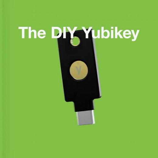 Yubico on Instagram: "Introducing: the DIY YubiKey! 🔑✨ Build your own security key from scratch- because security is even stronger when you assemble it yourself. #AprilFools"