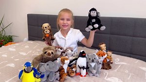 Forest & Twelfth Mom and Baby Mini Zebras, Stuffed Animals for Boys and Girls, Safari Baby Shower Decorations, Nursery Decor, Zoo Animals for Toddlers, Stuffed Zebra Realistic Toys