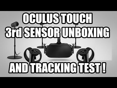 Oculus Rift + Touch 3 Sensor Setup & Tracking Test | VR Roomscale