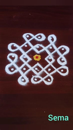 குட்டிக்கோலம் easy kolam dailykolamsmallkolam#viralvideo#trending#shortsfeed#muggulu#youtubeshorts