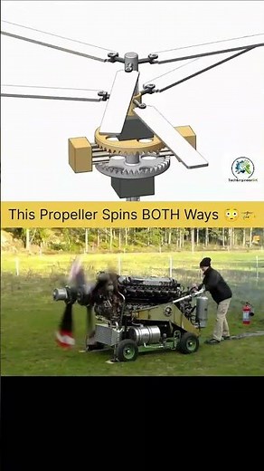 How Counter-Rotating Propellers Actually Work ⚙️🚁#shorts