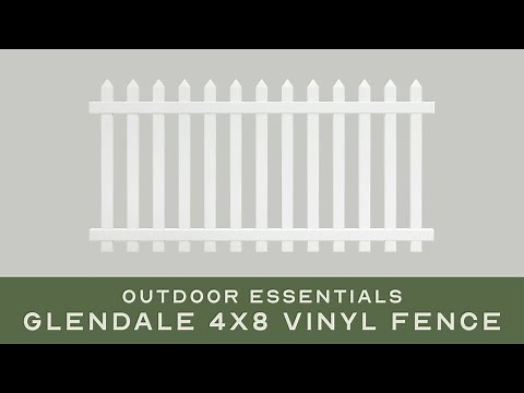 How to Assemble the Glendale 4x8 Vinyl Fence