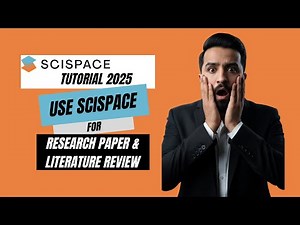 SciSpace Tutorial 2025 | How to Use SciSpace for Research Papers & Literature Review
