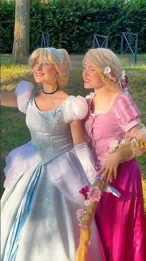 Le rêve de Cendrillon💙 et Raiponce 💖
