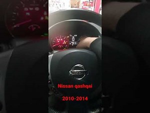 How do I reset the Nissan Qashqai Service light?