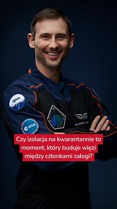 🧑‍🚀 Polski astronauta projektowy ESA Sławosz Uznański-Wiśniewski odpowiada w trakcie kwarantanny na pytanie czy izolacja w kwarantannie to moment, który buduje więzi między członkami załogi 💬❓ W pierwszej polskiej misji na ISS weźmie udział dr Sławosz Uznański-Wiśniewski. Polski naukowiec przeprowadzi na pokładzie ISS 13 eksperymentów stworzonych przez polskie firmy i zrealizuje bogaty program edukacyjny. Więcej informacji o misji znajdziesz na https://plinspace.pl/ #PLinSpace #ISS #Ax4 #Axio