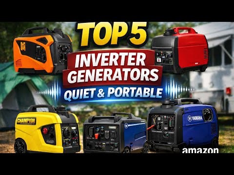 TOP 5 Compact Inverter Generators (Amazon) | Quiet, Portable & Reliable