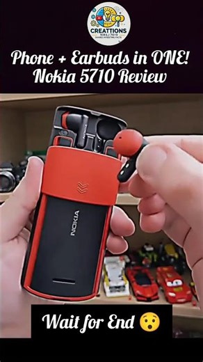 Phone + Earbuds in ONE! Nokia 5710 Review #Tech#Nokia #Nokia5710 #TechShorts #Gadgets #Innovation