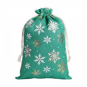 Christmas Large Plastic Bag Jumbo Gift Bag Xmas Presents Gift Bag with Rope for Christmas Party Gifts & Supplies Red Gold Green