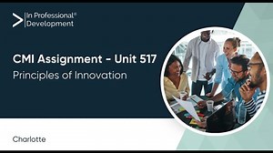 CMI Assignment Guidance Videos: Units 517 531 | In Professional Development (InPD) posted on the topic | LinkedIn