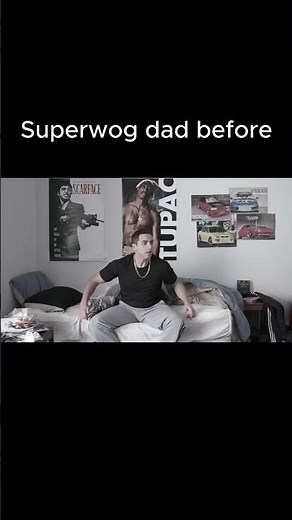 Superwog dad Now vs Before