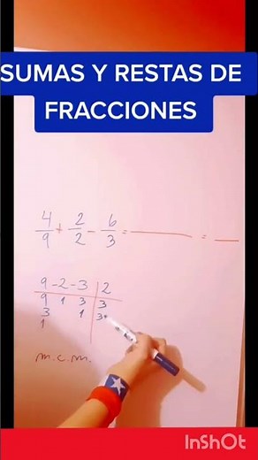 Mínimo común múltiplo para sumar o restar fracciones.