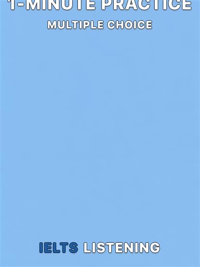 IELTS Listening Practice: 1-Minute Challenge