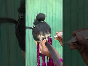 Four beginner friendly methods of adding hair extensions to braids.