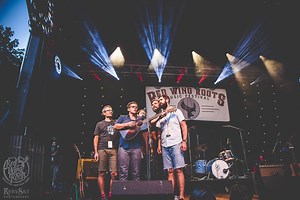 The Steel Wheels and members of Red Wing Academy play the festival namesake together at a distance. | The Steel Wheels
