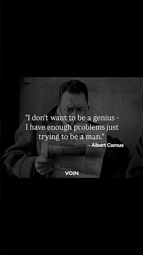 Albert Camus on Being Human | Why Character Matters More Than Genius #philosophy #fypシ゚viral #shorts