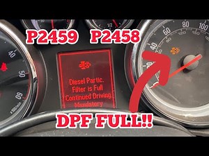 Vauxhall Astra DPF P2458 P2459 Limp Mode FIXED!!