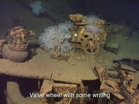 Raw: Sunken Japanese WWII Battleship Found