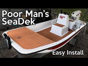 Cheap SeaDek Alternative! - Start to finish install