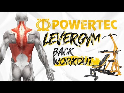 OFFICIAL Powertec Workbench Levergym Full Back Workout