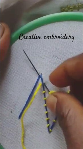 creative embroidery # design Embroidery # hand work