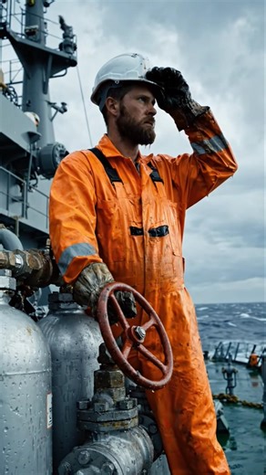 Risk in Every Wave, Responsibility in Every Cylinder! 🚢⛽ #shortsfeed #shorts