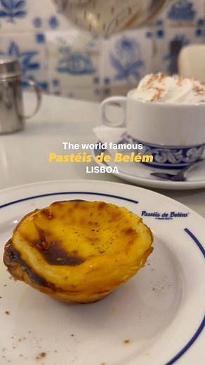 Isabel de Almeida | No visit to Lisbon is complete without trying Belém Pastries. These are the famous cream cakes made from puff pastry filled with milk,... | Instagram