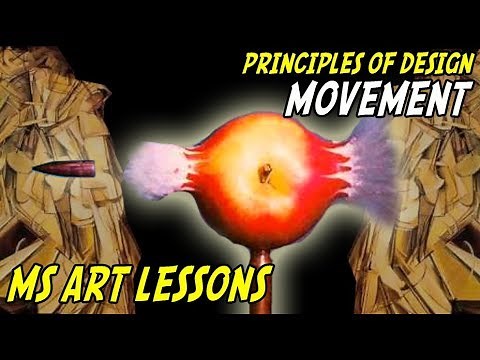 Principles of Design - Movement (MS Art Lessons)