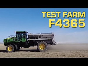 John Deere F4365 Nutrient Applicator at the Leading Edge Test Farm