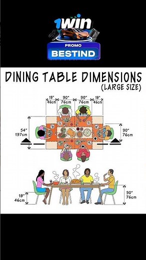 DINING TABLE DIMENSIONS #shorts #civilengineering065 #viral