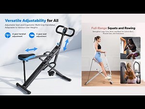 MERACH Squat Machine 2-in-1 Review | Squat & Rowing Machine | Glute Trainer, Easy Setup & Foldable