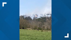 Authorities: 20-acre brush fire in Sevier County 100% contained; at least one building damaged, one injury reported