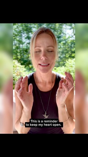 Maintaining an open heart and feeling into ALL of it. 🥹💫❤️Allowing life’s energetic flow to move through it with ease isn’t easy. It can bring me to my knees. And it’s so necessary. The possibilities are endless. Stay open, MJ. Stay open. 💖Humanity needs this. I NEED IT. and I’m committed to staying true to this practice. 🙏🏼💫🤟🏼What’s your Monday Moment?#MondayMoment #OpenHeart Video description: MJ Grant, a white female in her late 40’s is wearing a black tank top and has her highlighted