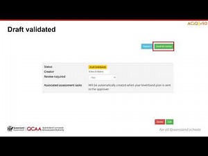 Progressing through planning stages: QCAA P–10 Planning app
