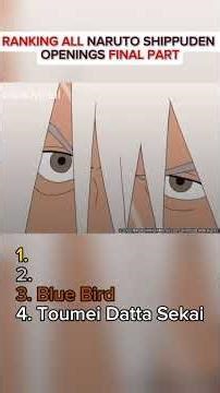 FINAL RANKING OF ALL NARUTO SHIPPUDEN OPENINGS #naruto #anime #narutoshippuden #top