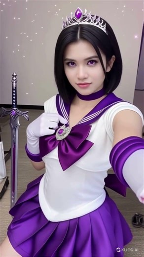 Sailor Saturn Awakening ✨ | Cinematic Cosplay Selfie (Sailor Moon)