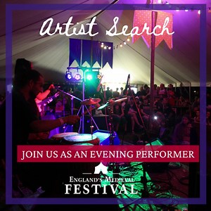 🎵 How do you fancy joining us at England's Medieval Festival this August bank holiday weekend as an artist? We’re looking to add to our exciting evening performance schedule. If you are an up-and-coming folk artist, solo or group, and fancy playing in The Buxom Wench then we're interested in hearing from you. Know someone who fits the bill? Tag them below and give them the chance to join us this August bank holiday weekend. Fill out the performer application today! http://www.englandsmedievalfe