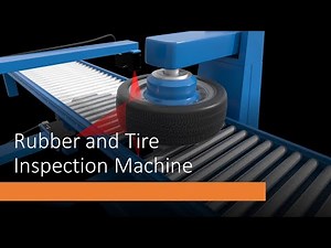 Rubber and Tire Inspection machine : Gocator 3D smart sensor :Tire OCR reading Tire profiles