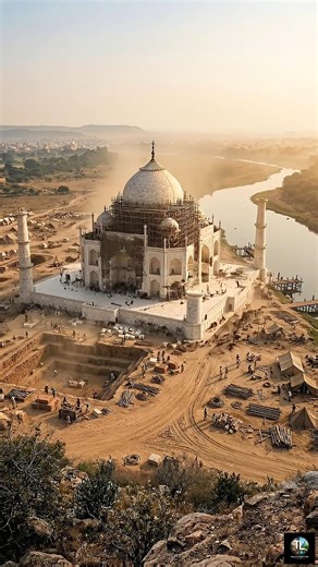 From Empty Land to Taj Mahal ❤️ | Incredible Construction
