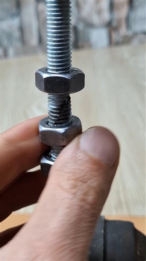 Threaded Rod Hack: Easy Way to Make Rod Extensions! #shorts #lifehack #diy