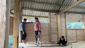 10K views · 472 reactions | The wall cladding process is about to be completed | Family Farm Life | Family Farm Life | Facebook
