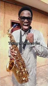 Trying to hit low B flat on my Alto Saxophone