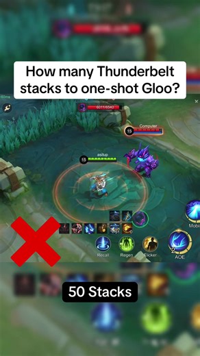 Testing Stacks in Mobile Legends: Bang Bang