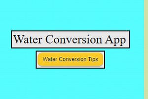 Water Conversion App